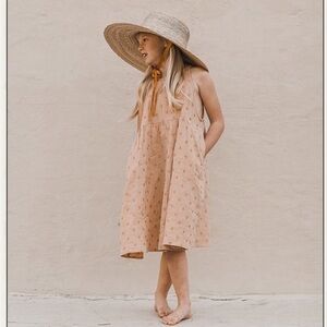 Rylee + Cru Cross Embroidered Zoe Dress